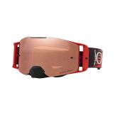 Oakley Front Line Troy Lee Designs Liquid Crossbril Zwart / Rood (Lens: Prizm Zwart)