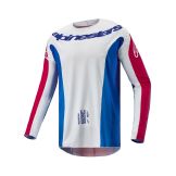 Alpinestars 2024 Techstar Pneuma Crossshirt Blauw / Rood / Wit maat XL