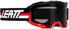 Leatt Velocity 4.5 Crossbril Zwart / Rood (Lens: Licht Grijs)