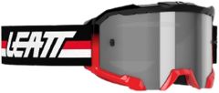 Leatt Velocity 4.5 Crossbril Zwart / Rood (Lens: Iriz Zilver)