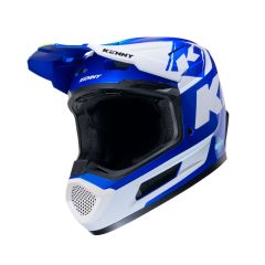 Kenny 2025 Performance Crosshelm Candy Wit / Blauw