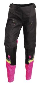 Thor 2024 Dames Pulse Rev Crossbroek Antraciet / Fluor Roze