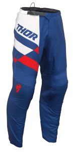 Thor 2024 Sector Checker Jeugd Crossbroek Navy / Rood maat 26