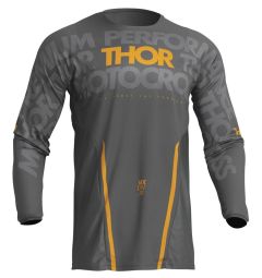 Thor 2024 Pulse Mono Crossshirt Grijs / Geel maat S