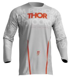 Thor 2024 Pulse Mono Crossshirt Grijs / Oranje maat L