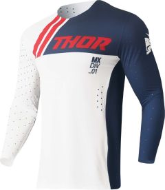 Thor 2024 Spring Prime Drive Crossshirt Navy / Wit maat M