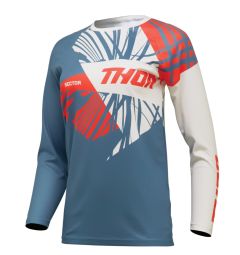 Thor 2024 Sector Split Dames Crossshirt Blauw / Wit