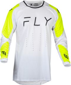 Fly Racing 2024 Evolution DST Crossshirt Wit / Fluor Geel