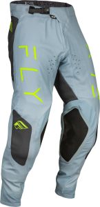 Fly Racing 2024 Evolution DST Crossbroek Ice Grijs / Antraciet / Fluor Groen