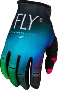 Fly Racing 2024 Kinetic Prodigy jeugd Crosshandschoenen Fuschia / Elec Blauw / Fluor Geel