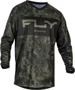 Fly Racing 2024 F-16 Kryptek S.E. Crossshirt Moss Grijs / Zwart