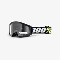 100% Strata 2 Mini Crossbril Grom Zwart (Lens: Helder)