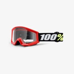 100% Strata 2 Mini Crossbril Grom Rood (Lens: Helder)