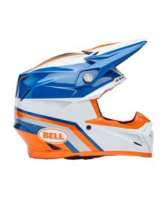 Bell 2025 Moto-9S Flex Merchant Crosshelm Oranje / Blauw 