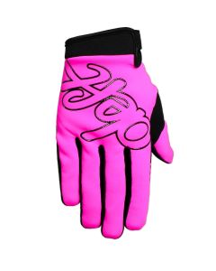 Deft Family Crosshandschoenen Jeugd Eqvlnt Cold weather Fluor Roze / Zwart