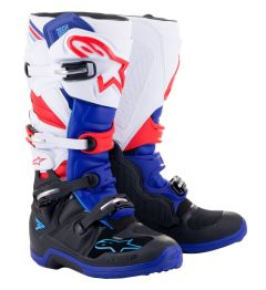 Alpinestars Tech 7 Crosslaarzen Zwart / Donker Blauw / Rood / Wit