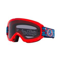 Oakley XS O Frame 2.0 Pro TLD Monogram Crossbril Rood / Blauw (Lens: Donker Grijs)