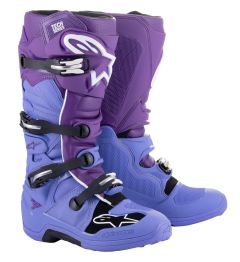 Alpinestars Tech 7 Crosslaarzen Dubbel Paars / Wit