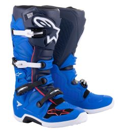 Alpinestars Tech 7 Crosslaarzen Blauw / Navy / Rood