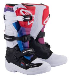 Alpinestars Tech 7S Crosslaarzen Wit / Zwart / Rood / Paars