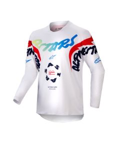 Alpinestars 2024 Racer Hana Jeugd Crossshirt Wit / Rood