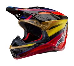 Alpinestars 2025 Supertech S-M10 Era Crosshelm Goud / Geel / Rood