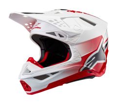 Alpinestars 2025 Supertech S-M10 Unite Crosshelm Rood / Wit