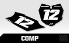 Outlaw Racing Custom Nummerplaatstickers KTM Comp Series KTM SX65 2009-2010