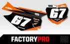 Zeronine Nummerplaat Stickers KTM Factory Pro Series KTM SX50 2013-2015