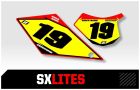 Outlaw Racing Custom Nummerplaatstickers GasGas SXlites Series EC125/250/300 2007-2009